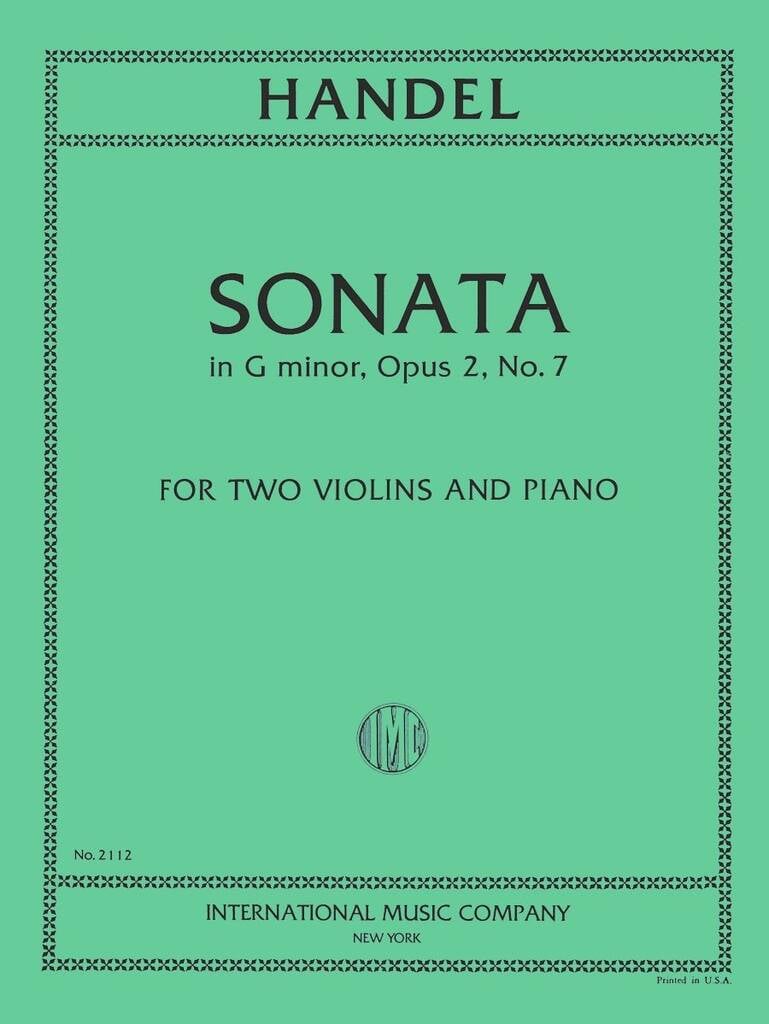 Sonata in G minor, op. 2 No. 7